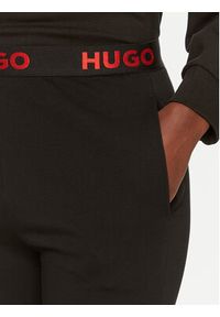 Hugo Spodnie dresowe Sporty Logo 50520499 Czarny Regular Fit. Kolor: czarny. Materiał: bawełna #3