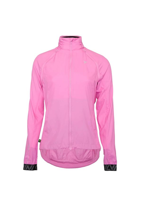 Damska wiatrówka Silvini Vetta. Kolor: różowy. Materiał: softshell, materiał. Sport: kolarstwo, turystyka piesza