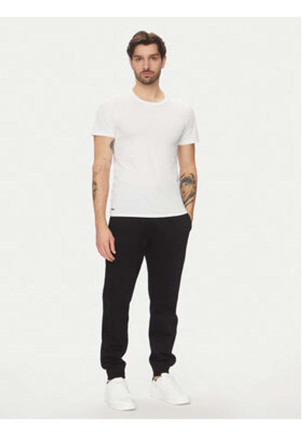 Lacoste Komplet t-shirtów TH9007 Biały Slim Fit. Kolor: biały. Materiał: bawełna