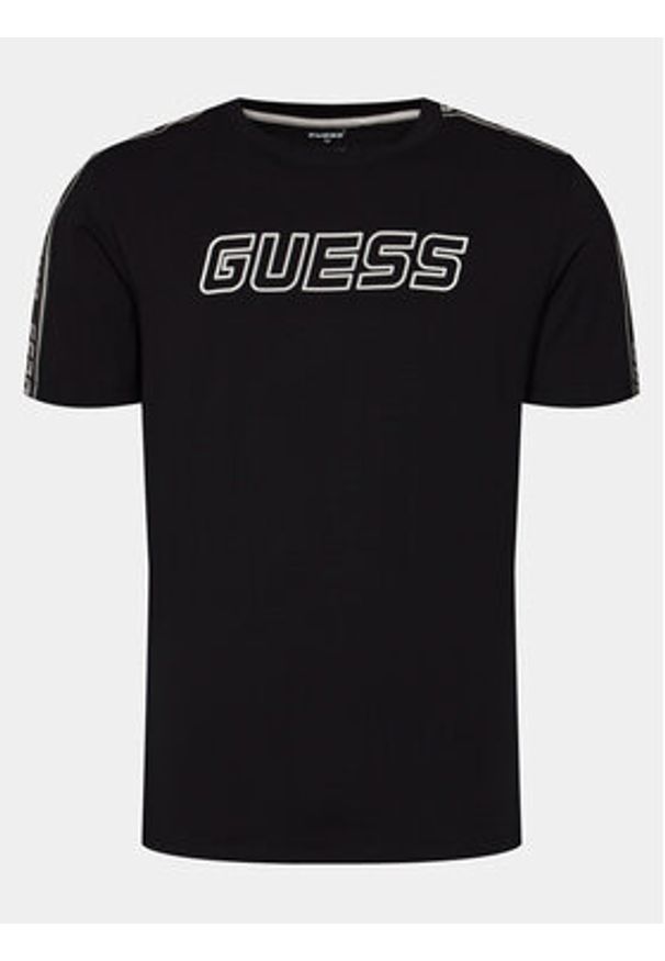Guess T-Shirt Arlo Z4GI18 J1314 Czarny Regular Fit. Kolor: czarny. Materiał: bawełna
