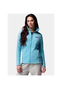 columbia - Sweter Damski Columbia Basin Trail III. Kolor: niebieski. Materiał: polar. Sport: turystyka piesza #1