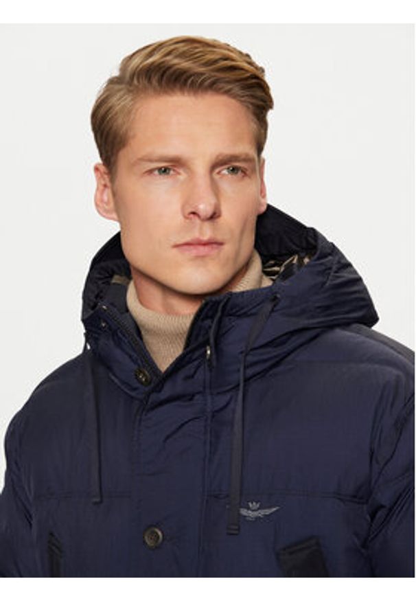 Aeronautica Militare Kurtka zimowa 242AB2192CT3375 Granatowy Regular Fit. Kolor: niebieski. Materiał: syntetyk. Sezon: zima