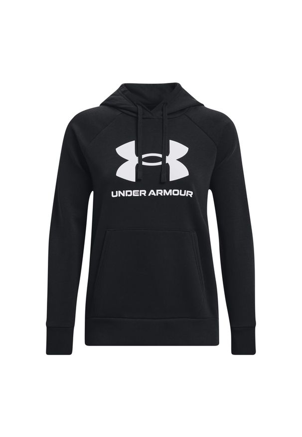 Bluza damska z kapturem Under Armour Rival Fleece Big Logo. Typ kołnierza: kaptur. Kolor: czarny, biały, wielokolorowy. Sport: fitness, turystyka piesza