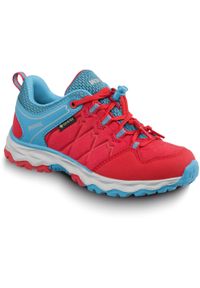Buty trekkingowe dziecięce MEINDL Ontario Junior GTX, z membraną Gore-Tex. Kolor: czerwony. Technologia: Gore-Tex