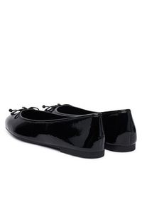 TOMMY HILFIGER - Tommy Hilfiger Baleriny Hilifger Patent Ballet FW0FW09005 Czarny. Kolor: czarny. Materiał: skóra #6
