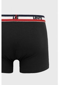 Levi's® - Levi's Bokserki (3-pack) męskie kolor czarny 37149.0544-blackgreym. Kolor: czarny #6
