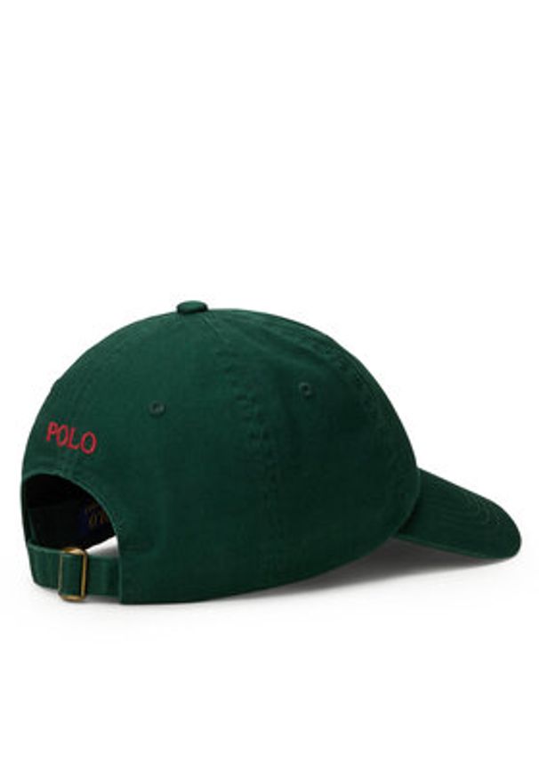 Polo Ralph Lauren Czapka z daszkiem 211912843010 Zielony. Kolor: zielony. Materiał: materiał, bawełna