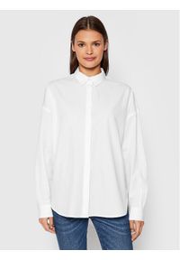Selected Femme Koszula Hema 16079698 Biały Regular Fit. Kolor: biały. Materiał: bawełna