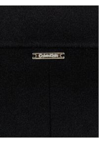 Calvin Klein Płaszcz wełniany K20K205670 Czarny Regular Fit. Kolor: czarny. Materiał: wełna #5
