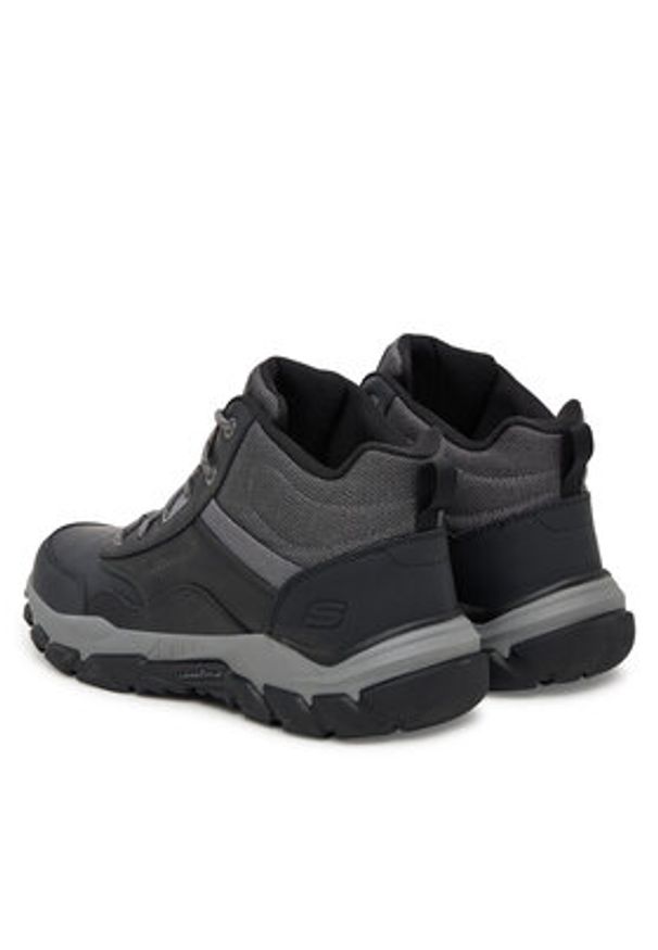 skechers - Skechers Trekkingi Santoro 205587 BLK Czarny. Kolor: czarny. Materiał: skóra. Sport: turystyka piesza