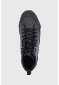 Levi's® - Levi's Trampki kolor czarny. Okazja: na spotkanie biznesowe. Nosek buta: okrągły. Zapięcie: sznurówki. Kolor: czarny. Materiał: guma. Szerokość cholewki: normalna. Styl: biznesowy #3