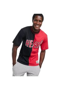 Mitchell & Ness - Koszulka Miami Heats nba split color. Kolor: czerwony, wielokolorowy, czarny. Sport: koszykówka #1