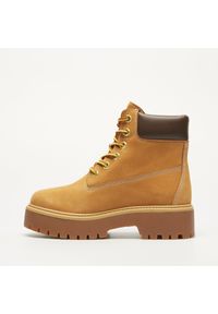 Trapery damskie Timberland STONE STREET 6 INCH BOOTS. Okazja: do pracy, na co dzień, na spacer. Kolor: brązowy. Styl: street #4