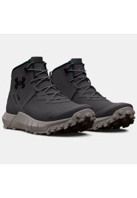 Buty Under Armour MicroG Valsetz Trek Mid L Wp M 3025577 100 szare. Zapięcie: sznurówki. Kolor: szary. Materiał: materiał. Szerokość cholewki: normalna