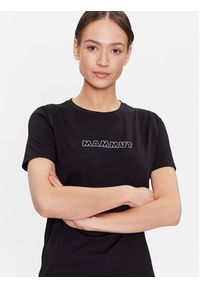 Mammut T-Shirt Core 1017-04070-0001-113 Czarny Regular Fit. Kolor: czarny. Materiał: bawełna