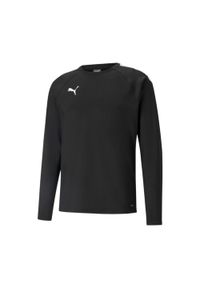 Bluza treningowa męska Puma teamLIGA Traning Sweat. Kolor: czarny. Materiał: poliester, elastan