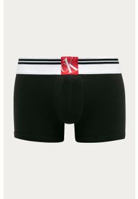 Calvin Klein Underwear - Bokserki Ck One. Kolor: czarny. Materiał: bawełna, dzianina, elastan. Wzór: nadruk #1