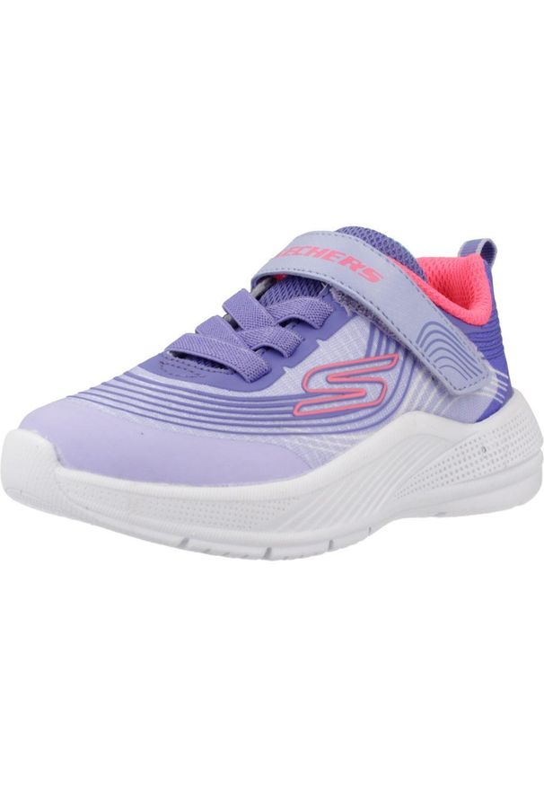 skechers - Tenisówki Skechers Model Microspec Advance Kolor Fioletowy. Kolor: fioletowy. Materiał: syntetyk, tkanina. Model: Skechers Sport. Sport: turystyka piesza