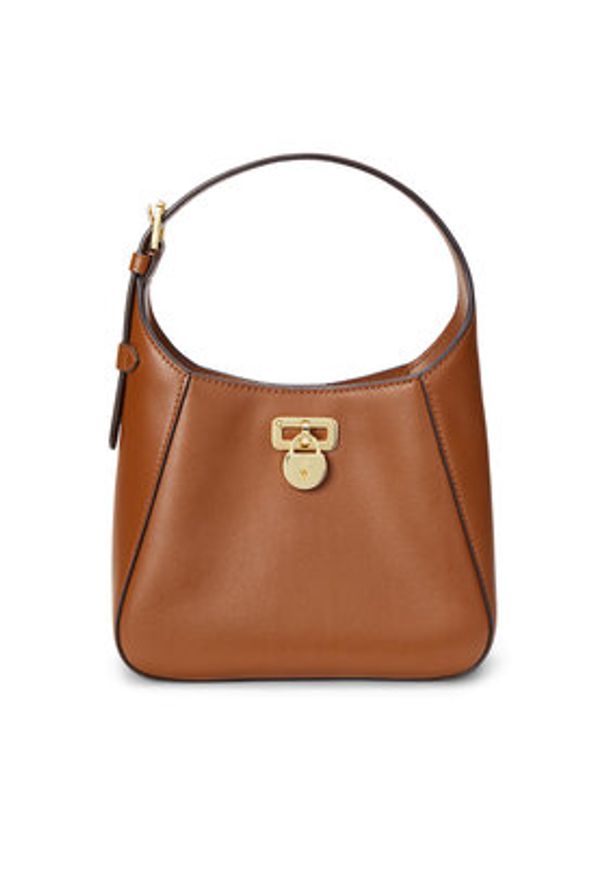 Lauren Ralph Lauren - LAUREN RALPH LAUREN Torebka 431966750002 Brązowy. Kolor: brązowy. Materiał: skórzane