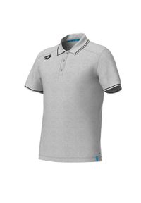 Koszulka polo Arena Team Polo shirt Solid Cotton. Typ kołnierza: polo. Kolor: szary. Materiał: bawełna. Wzór: gładki #1