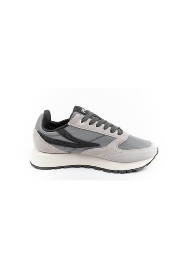 Buty treningowe męskie Fila FFM022380012. Zapięcie: sznurówki. Kolor: szary. Materiał: tkanina, skóra, materiał, syntetyk. Szerokość cholewki: normalna