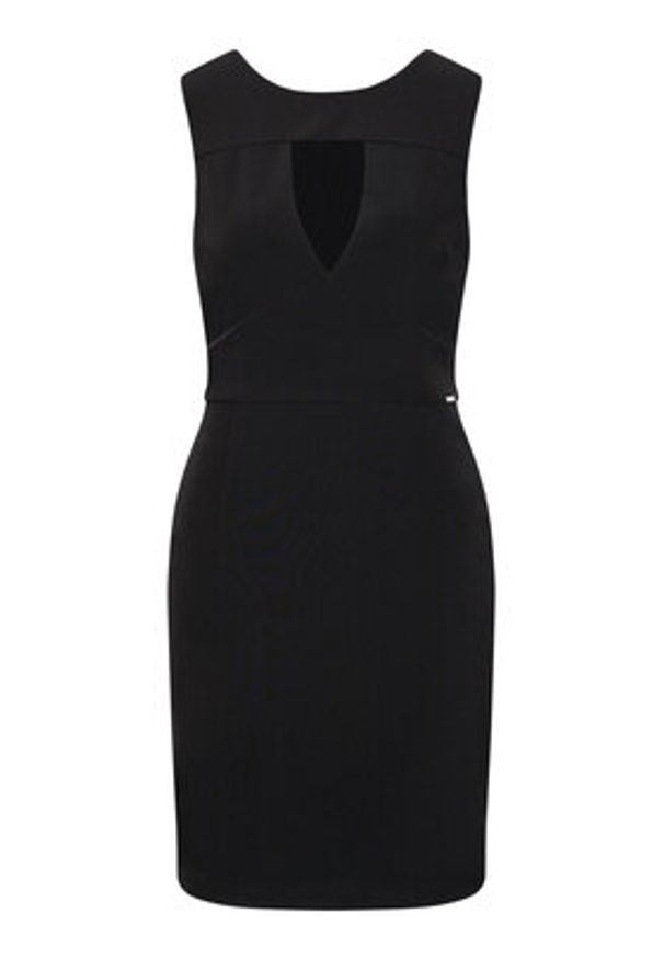 Guess Sukienka koktajlowa W1GK0S WB4H2 Czarny Slim Fit. Kolor: czarny. Materiał: syntetyk. Styl: wizytowy