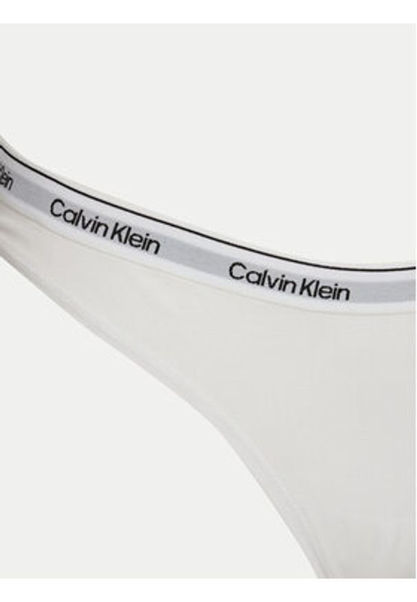 Calvin Klein Underwear Komplet 3 par stringów 000QD5209E Kolorowy. Materiał: bawełna. Wzór: kolorowy