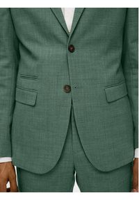 Selected Homme Marynarka 16087870 Zielony Slim Fit. Kolor: zielony. Materiał: syntetyk