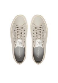 Calvin Klein Sneakersy Vulc Flatf Lace Up Lth YW0YW01932 Szary. Kolor: szary. Materiał: skóra #5