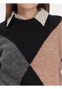 Barbour Sweter LKN1678MI11 Kolorowy Regular Fit. Materiał: wełna. Wzór: kolorowy #4