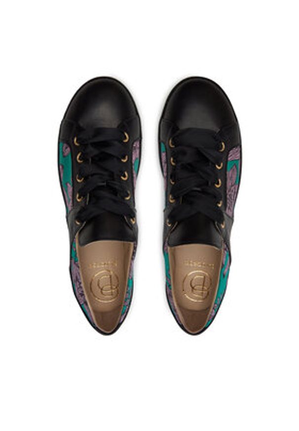 Baldowski Sneakersy D04761-0046-002 Czarny. Kolor: czarny. Materiał: skóra