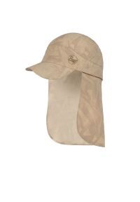 Czapka z daszkiem Buff Pack Sahara Cap Acai 125341.302.20.00 - beżowa. Kolor: beżowy. Materiał: materiał, poliester. Styl: sportowy