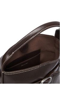 Calvin Klein Torebka Buckle Mini Bucket Crossbody LV04F3550G Brązowy. Kolor: brązowy. Materiał: skórzane #2