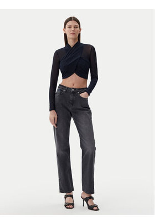 Karl Lagerfeld Jeans Jeansy A1W10029 Szary Straight Fit. Kolor: szary