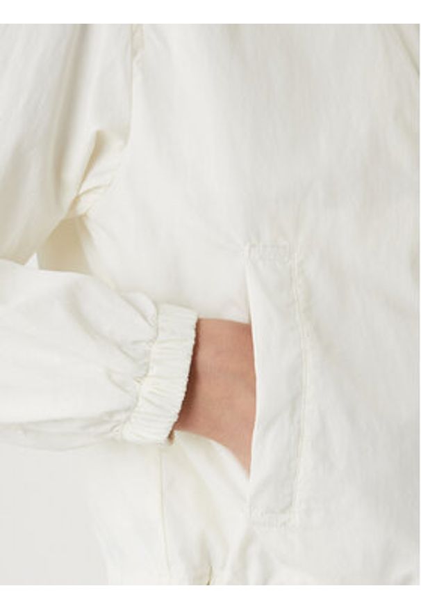 Tommy Jeans Kurtka przejściowa Essential DW0DW20439 Écru Regular Fit. Kolor: kremowy. Materiał: syntetyk