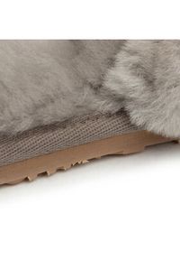 Mou Klapki Sheepskin Fur Slide Slipper FW161001L Szary. Kolor: szary. Materiał: skóra #7