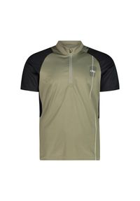 Koszulka męska turystyczna CMP 35N6847. Kolor: zielony. Sport: kolarstwo #1