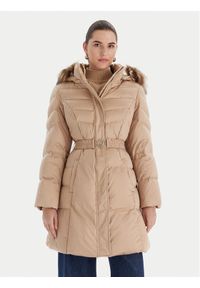 Guess Kurtka puchowa W5BL30 W2802 Beżowy Regular Fit. Kolor: beżowy. Materiał: syntetyk #1