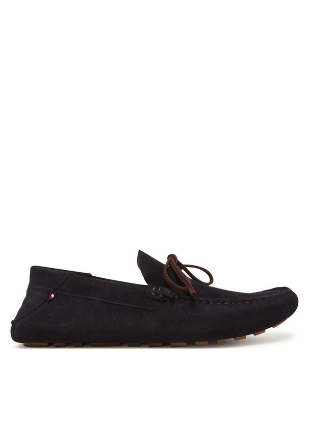 TOMMY HILFIGER - Mokasyny Tommy Hilfiger. Kolor: niebieski