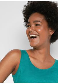 bonprix - Top z dżerseju z czystej bawełny organicznej. Kolor: zielony. Materiał: bawełna, jersey #3