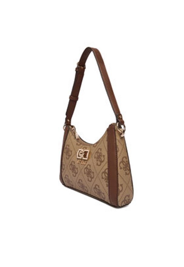 Guess Torebka Karnilla HWOS99 01180 Brązowy. Kolor: brązowy. Materiał: skórzane