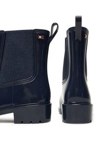 TOMMY HILFIGER - Tommy Hilfiger Kalosze Flag Hardware FW0FW08966 Granatowy. Kolor: niebieski #6