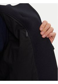 BOSS Płaszcz wełniany 50528188 Granatowy Regular Fit. Kolor: niebieski. Materiał: syntetyk