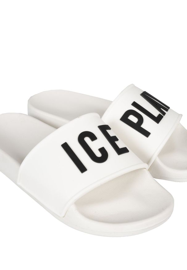 Ice Play Klapki | RIBERA001 | Mężczyzna | Biały. Nosek buta: okrągły. Kolor: biały. Styl: elegancki