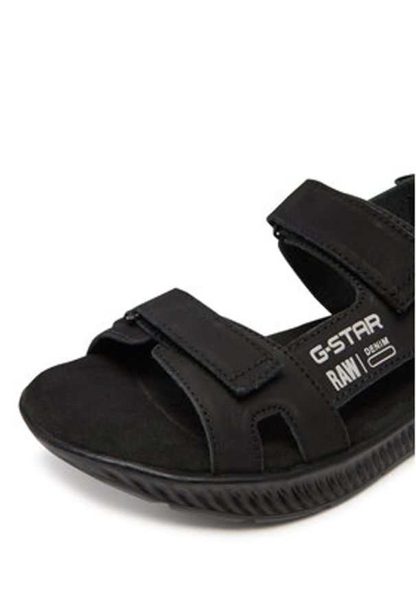 G-Star RAW - G-Star Raw Sandały ROY1-11 MI08 Czarny. Kolor: czarny. Materiał: skóra, nubuk