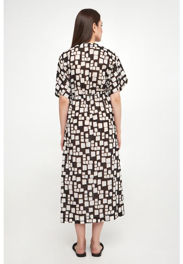 Max Mara Beachwear - Sukienka we wzory Dorotea MAX MARA BEACHWEAR