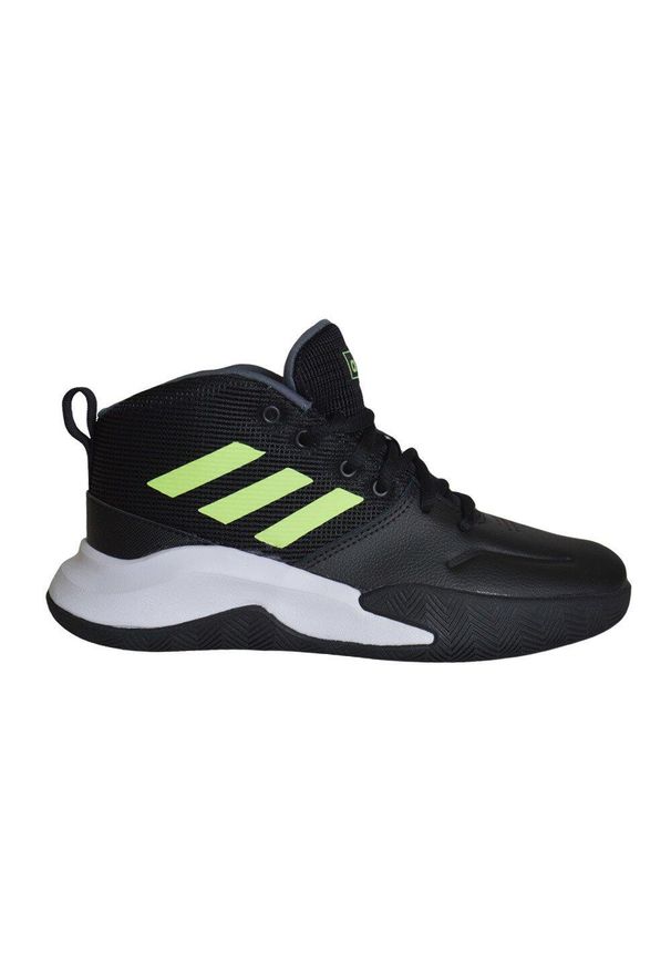 Buty do koszykówki dla dzieci Adidas Ownthegame Kids. Kolor: czarny. Sport: koszykówka