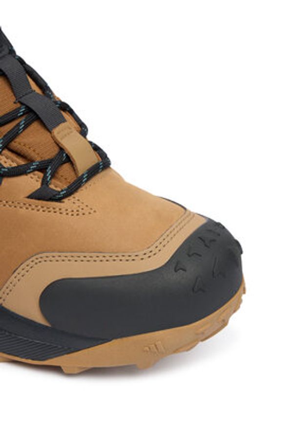 Adidas - adidas Trekkingi Terrex Winter Leather Mid Cut Rain.Rdy Cold JR5297 Brązowy. Kolor: brązowy. Materiał: skóra. Model: Adidas Terrex. Sport: turystyka piesza