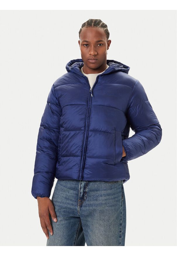 Jack & Jones - Jack&Jones Kurtka zimowa Norrebro 12282911 Niebieski Regular Fit. Kolor: niebieski. Materiał: syntetyk. Sezon: zima