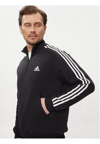 Adidas - adidas Bluza HZ6235 Czarny Regular Fit. Kolor: czarny. Materiał: bawełna